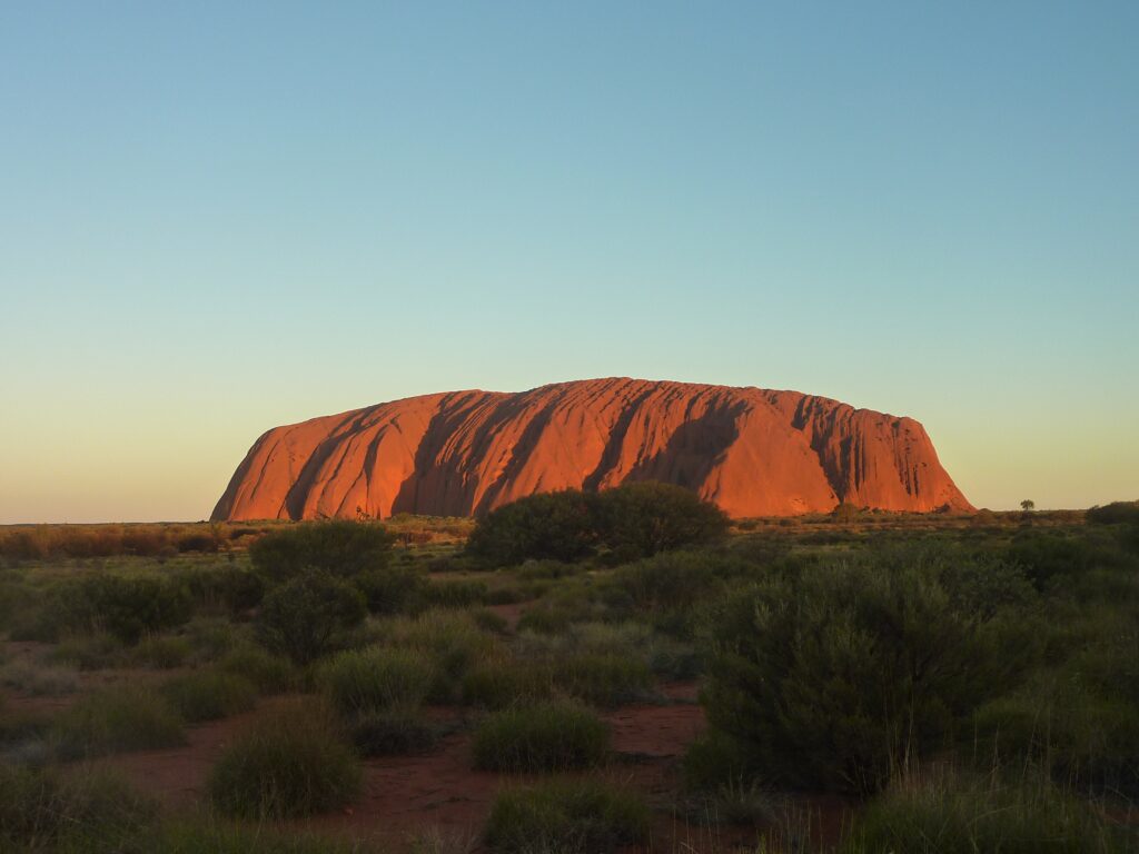 Ayers Rock dans la région d'Uluru
