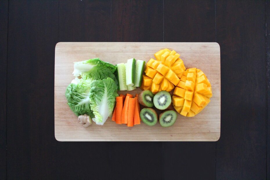 plateau de fruits et légumes